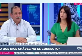 Juan Abad: No sé si han cambiado a los delegados en Acción Popular