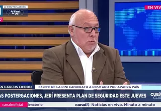 Juan Carlos Liendo: Hay una degradación de la democracia a toda máquina