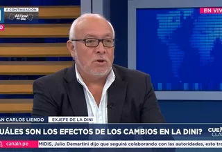 Juan Carlos Liendo: Hoy las funciones de inteligencia de Estado en el Perú son irrelevantes