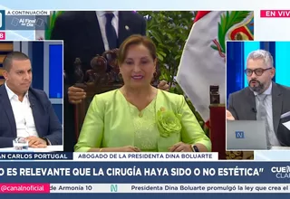 Juan Carlos Portugal: No es relevante que la cirugía haya sido o no estética