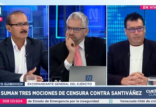 Juan José Santiváñez suma tres mociones de censura