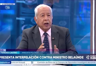 Juan Paredes Castro: Si no hay otro general de la PNP, tiene que continuar Oscar Arriola