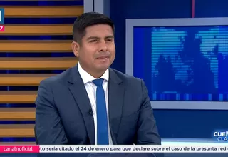 Juan Peña comenta sobre la intervención en oficinas del Congreso por una red de prostitución