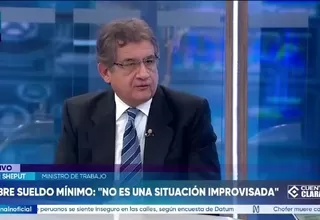 Juan Sheput: Aumento del sueldo mínimo no es una situación improvisada