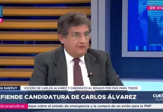 Juan Sheput:  Hay intereses para perjudicar al candidato Carlos Álvarez