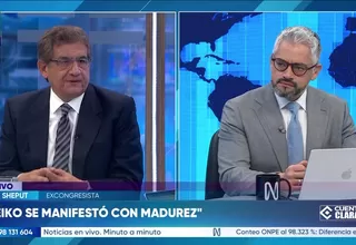 Juan Sheput: Keiko Fujimori se manifestó con madurez