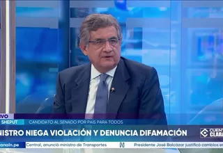 Juan Sheput: No deberían recibir el voto de confianza