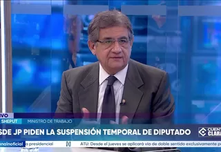 Juan Sheput: La presidenta Keiko Fujimori me sugirió visitar a Alejandro Toledo como amigos