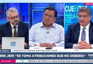 Juan Sheput sobre Jerí: Se toma atribuciones que no debería