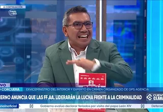Julio Corcuera: Es irreal que haya un militar en cada bus