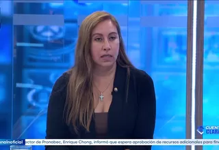 Katherine Ampuero: Hay que entender las expresiones de López Aliaga en su contexto