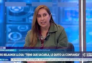 Katherine Ampuero: Rafael Belaunde tiene que sacar a la asesora Manturano 