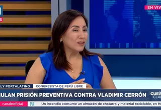 Kelly Portalatino: Saludo la decisión justa a favor de Cerrón