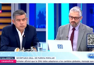 Luis Galarreta: La fiscal de la Nación está penalizando opiniones