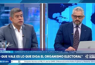 Luis Galarreta: Lo que vale es lo que diga el organismo electoral