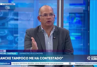 Luis Miguel Castilla: La izquierda se quedó en el tiempo y no evolucionó
