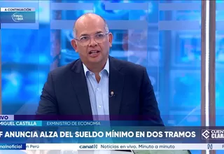 Luis Miguel Castilla: Me parece muy bueno el nombramiento del nuevo jefe de Sunat