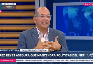 Luis Miguel Castilla: No hubo un espacio para evaluar la gestión de Salardi