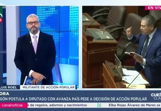 Luis Roel sobre Luis Aragón: "Va a tener un gran problema en el sistema electoral" 