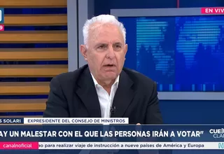 Luis Solari: No hay una situación humanitaria en el caso de Toledo