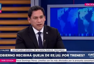 Luis Valdez: Acusaciones de López Aliaga muestran a un político arrinconado