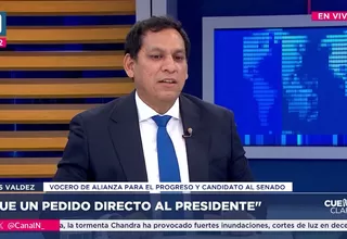 Luis Valdez: Ni estamos encubriendo, ni protegiendo a José Jerí