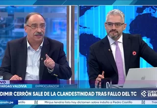 Luis Vargas Valdivia: Ley sobre delitos de función en policías y militares es evidentemente inconstitucional