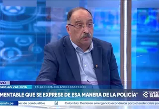 Luis Vargas Valdivia: Rospigliosi señaló que había que barrer a jueces y fiscales