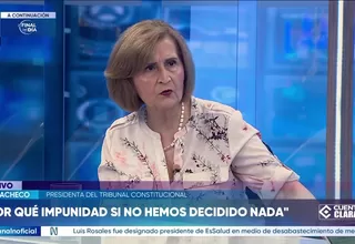 Luz Pacheco: Todos los casos vienen al TC con un proyecto de sentencia