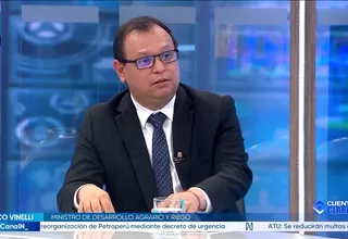 Marco Vinelli: Las FF. AA. asumirán la lucha contra el crimen organizado como parte del pedido de facultades