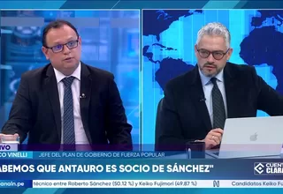 Marco Vinelli: Sabemos que Antauro Humala es socio de Roberto Sánchez