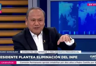 Mariano González: Hay improvisación en el gobierno de José Jerí