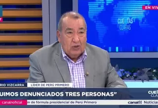 Mario Vizcarra: Ya hemos denunciado a la presidenta del TC