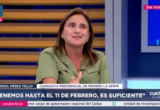 Marisol Pérez Tello: Miguel del Castillo aún no ha sido expulsado de Primero la Gente