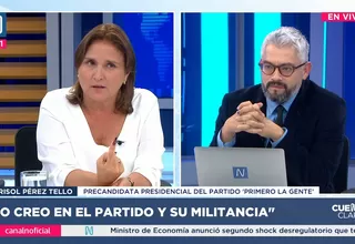 Marisol Pérez Tello: Miguel del Castillo y Marco Zevallos no deberían renunciar al partido tras denuncia de firmas falsas