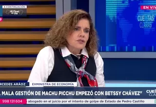 Mercedes Aráoz: "La mala gestión de Machu Picchu empezó con Betssy Chávez"