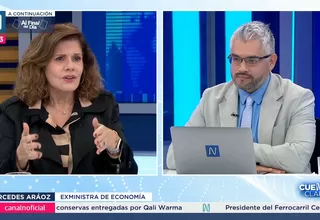 Mercedes Aráoz sobre zonas económicas: No estamos cobrando por un tiempo para el desarrollo de la región con alta tecnología