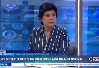 Norma Yarrow: Confío que el Senado pueda llegar a romper esa misma retórica que ha creado la izquierda