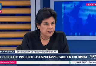 Norma Yarrow: Creo que Cerrón está en contacto con el Gobierno