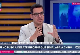 Óscar Quispe: El presidente Jerí no recuerda lo que hizo