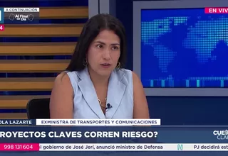 Paola Lazarte: Es posible que PMO Vías vaya a un arbitraje internacional 