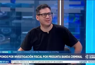 Paolo Benza responde por investigación fiscal por presunta banda criminal