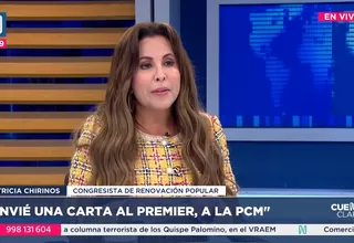 Patricia Chirinos: Alias Cuchillo enfrenta a la presidenta, es una falta de respeto