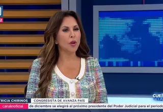 Patricia Chirinos: Imagino que sí postularé al Senado