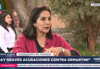 Patricia Juárez: Hay graves acusaciones contra Demartini