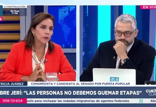 Patricia Juárez: No podemos estar sorteando la presidencia