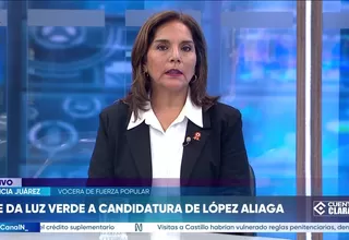 Patricia Juárez sobre eventual indulto para Pedro Castillo: Sería un pésimo mensaje que Balcázar esté festinando algún trámite
