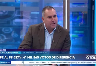 Rafael Belaúnde Llosa: Uno no puede agitar la plaza