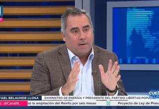 Rafael Belaunde sobre la ampliación del Reinfo: De acá a seis meses estaremos en lo mismo