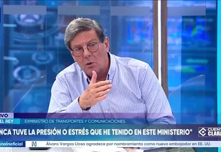 Rafael Rey: No tuve nunca la presión o el estrés que he tenido en el MTC